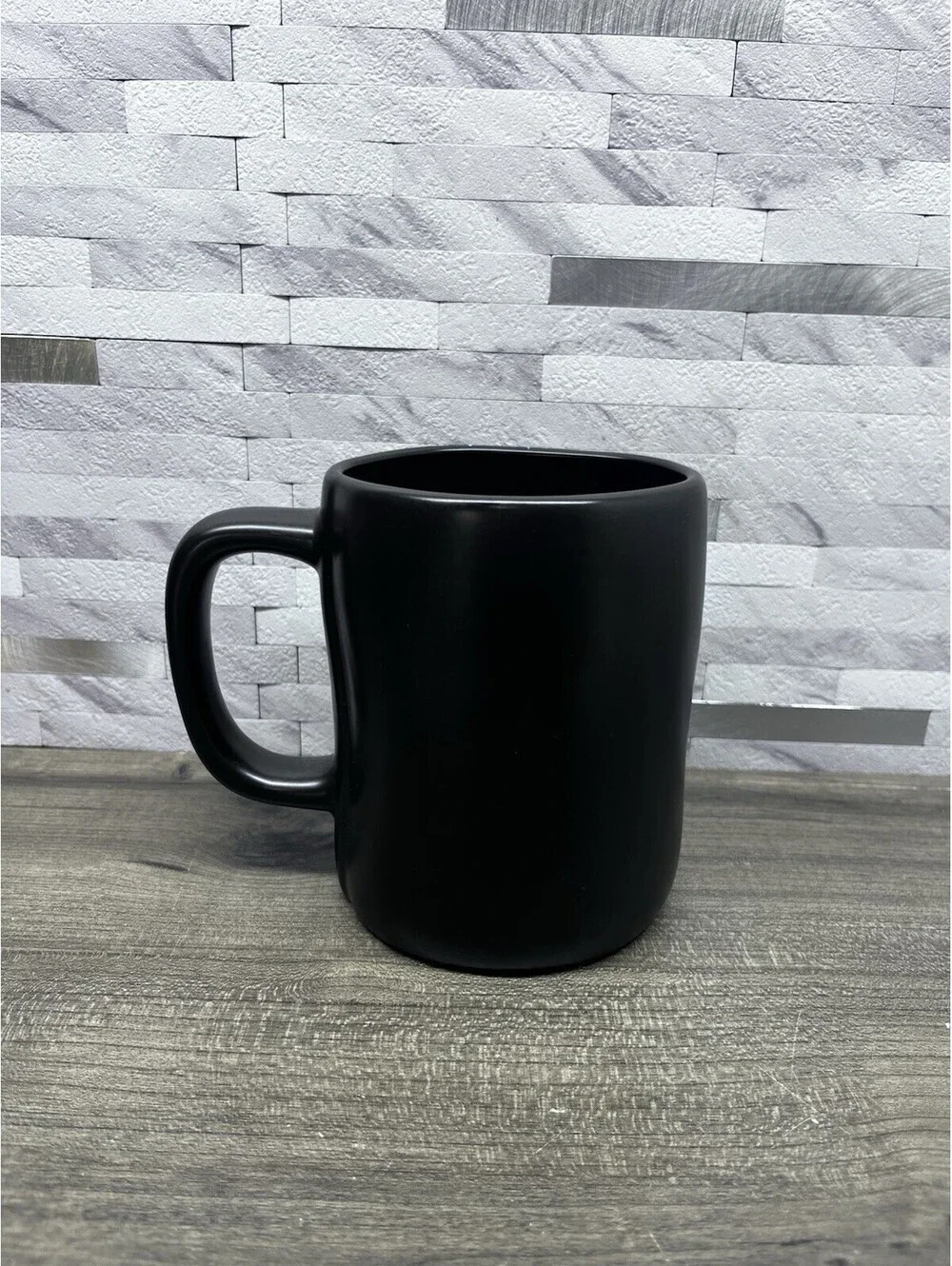 Rae Dunn Ceramic Coffee Mug Black Vampire Juice Halloween Artisan Collection